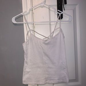 White tank top strappy